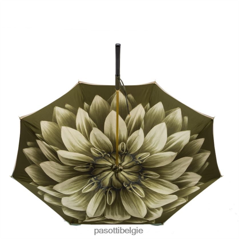 paraplu | 189 21273-13 h15 - groene dahliaparaplu, dubbeldoek PASOTTI VFHH4H376