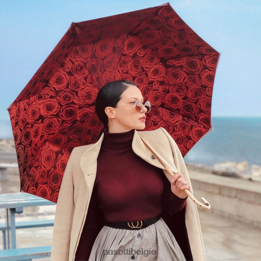 paraplu | 189 50884-1 u2 - rode rozenparaplu, dubbeldoek PASOTTI VFHH4H381