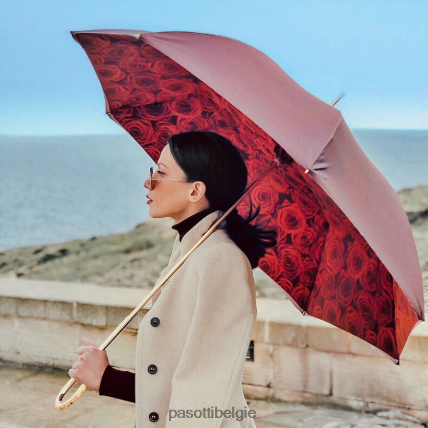 paraplu | 189 50884-1 u2 - rode rozenparaplu, dubbeldoek PASOTTI VFHH4H381