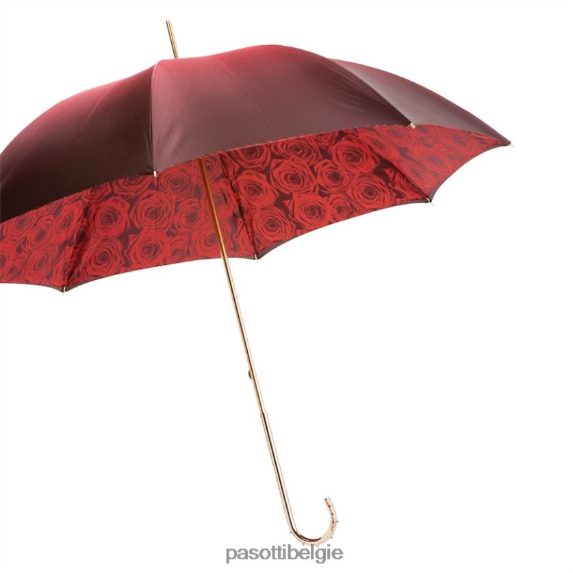 paraplu | 189 50884-1 u2 - rode rozenparaplu, dubbeldoek PASOTTI VFHH4H381