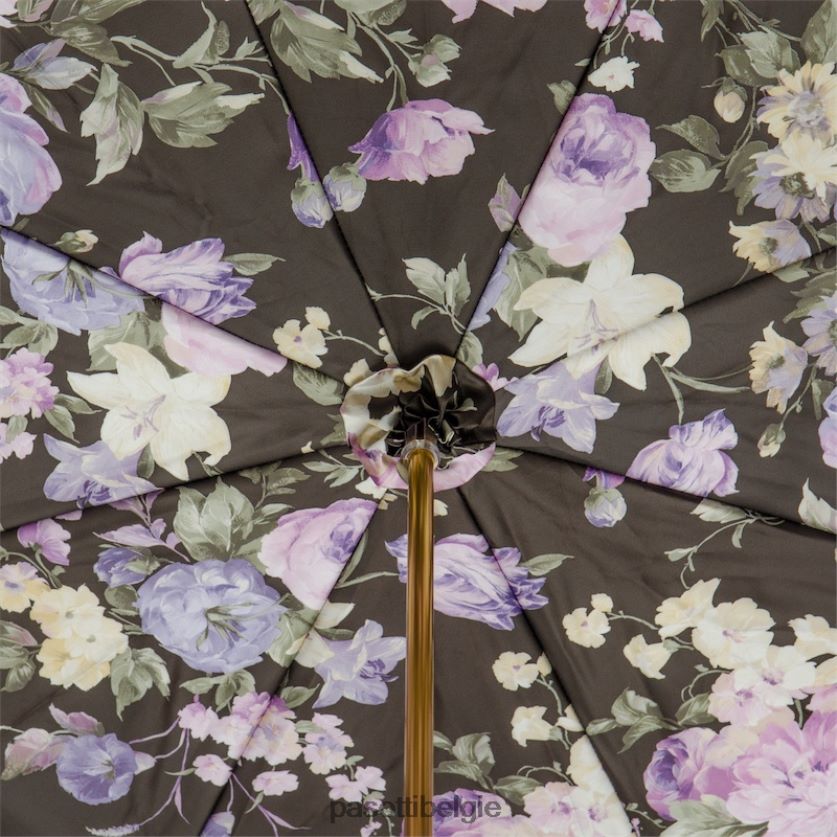 paraplu | 189 52693-70 s - parasol met lila bloemen, dubbeldoek PASOTTI VFHH4H345
