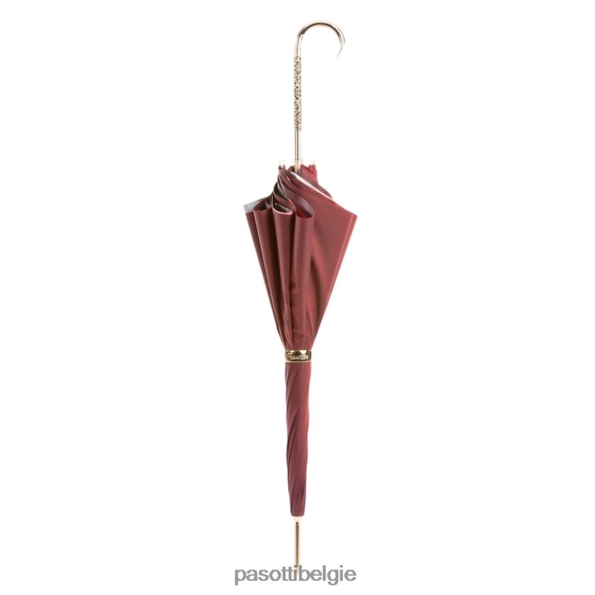paraplu | 189 53910-88 c30-3 - bordeauxrode vintage paraplu, dubbeldoek PASOTTI VFHH4H394
