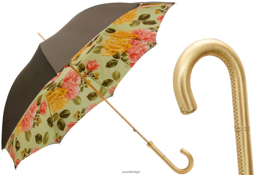 paraplu | 189 54740-88 i35 - gele rozenparaplu PASOTTI VFHH4H358