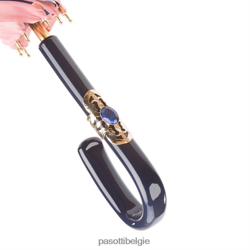 paraplu | 189 5f211-11 c26 - roze paraplu met bloemen PASOTTI VFHH4H349