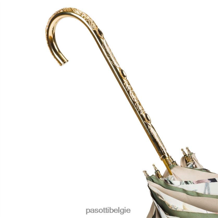 paraplu | 189 5k341-5 c22 - olijfgroene paraplu PASOTTI VFHH4H341