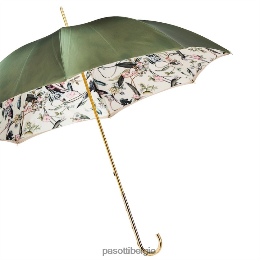 paraplu | 189 5k341-5 c22 - olijfgroene paraplu PASOTTI VFHH4H341