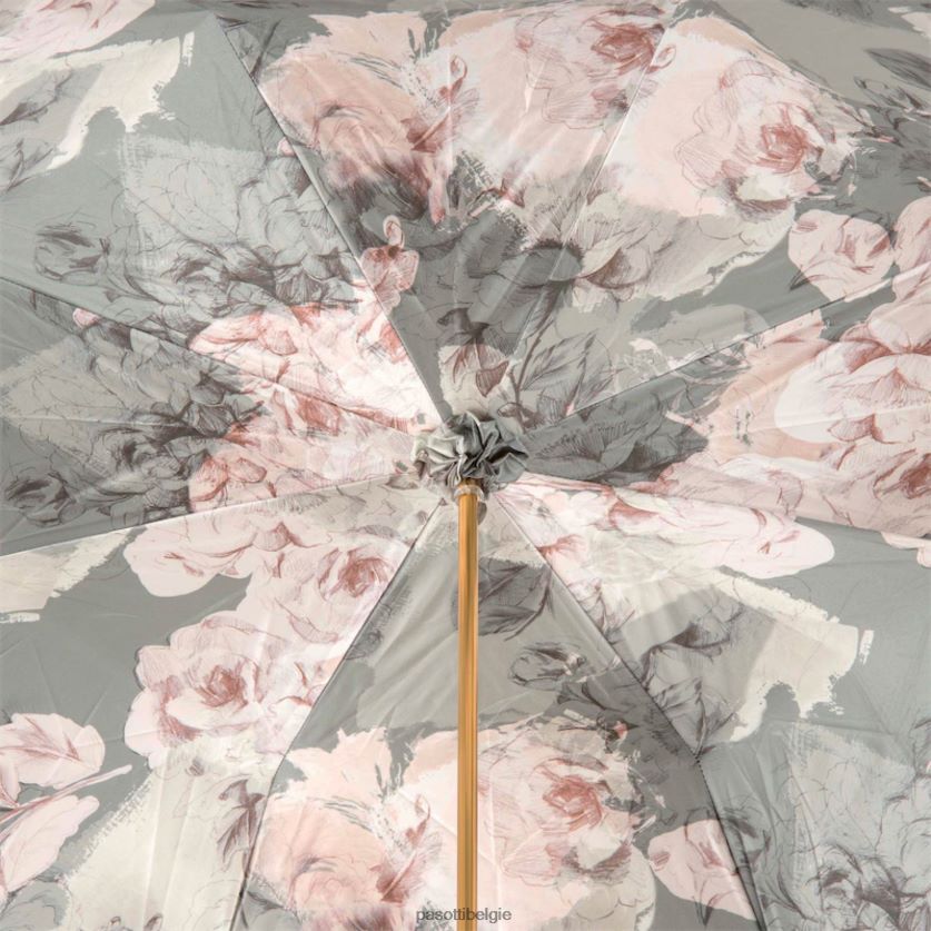 paraplu | 189 5r316-6 p5 - ivoren paraplu met bloemen erin PASOTTI VFHH4H367