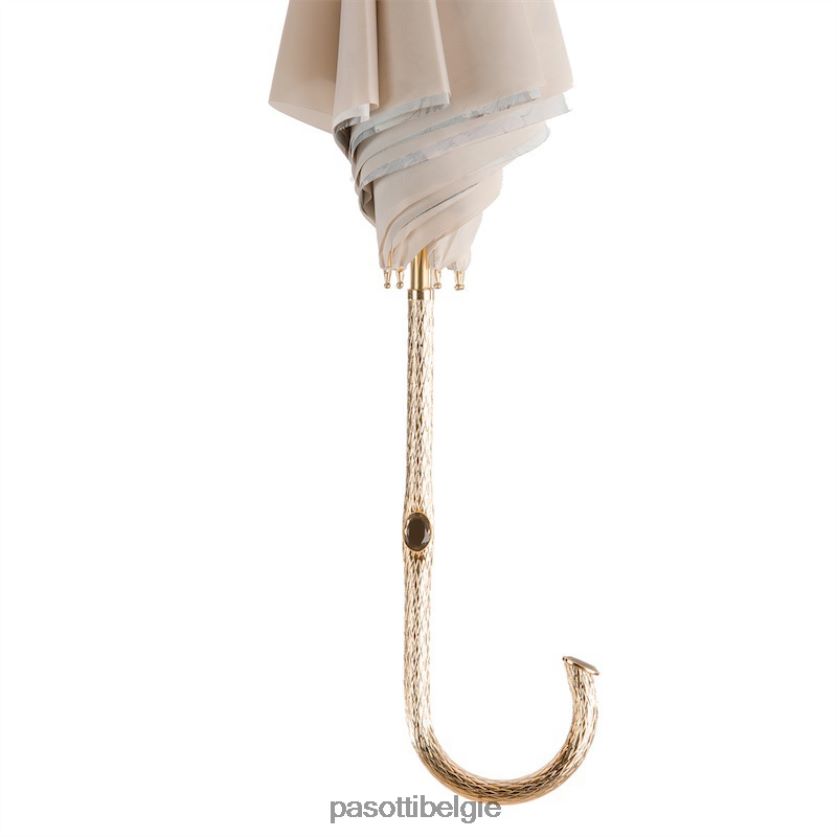 paraplu | 189 5r316-6 p5 - ivoren paraplu met bloemen erin PASOTTI VFHH4H367