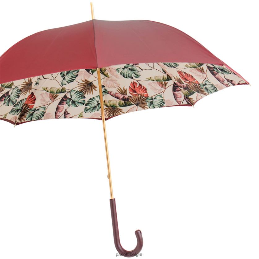 paraplu | 189 9f228-6 p - tropische parasol bordeaux PASOTTI VFHH4H338