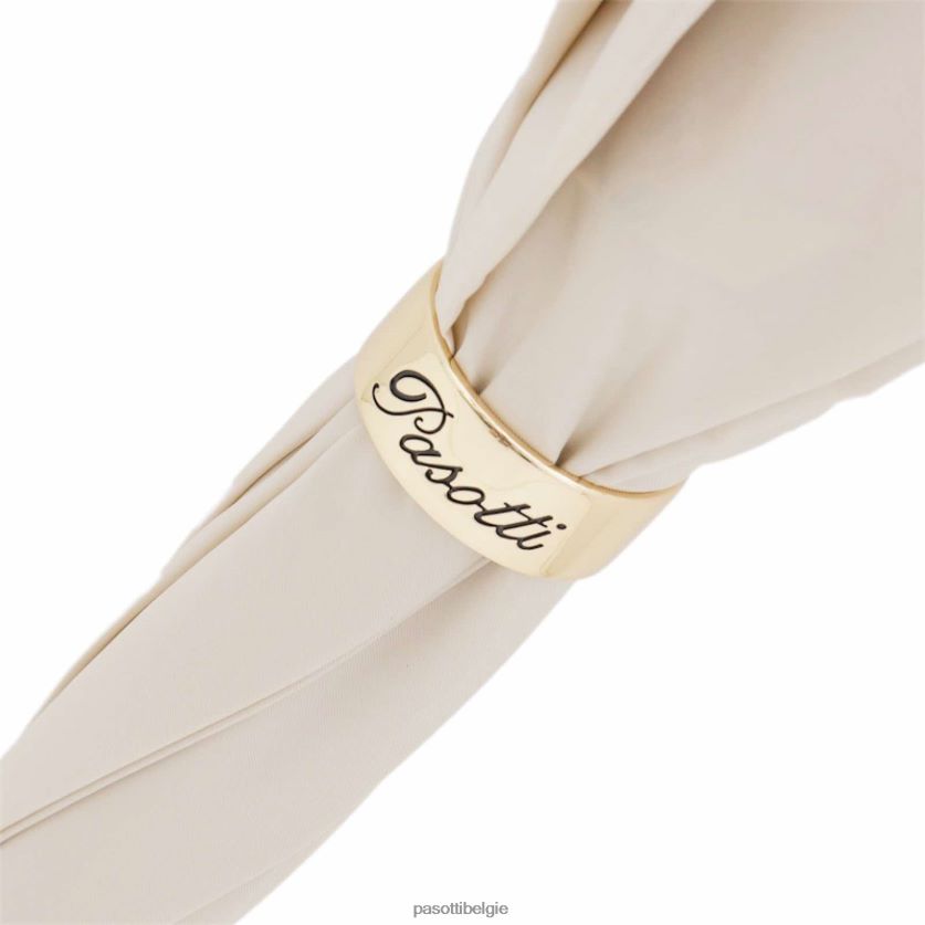 paraplu | 189 9l267-1 p5 - ivoorkleurige paraplu met bloemen PASOTTI VFHH4H323