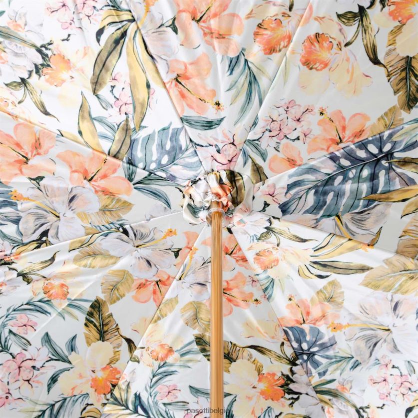 paraplu | 189 9l578-6 p - grijze paraplu met bloemen aan de binnenkant PASOTTI VFHH4H366