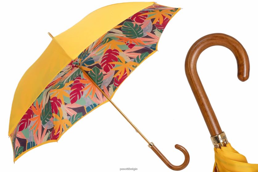 paraplu | 189 vf305-1 l - gele tropische paraplu PASOTTI VFHH4H396