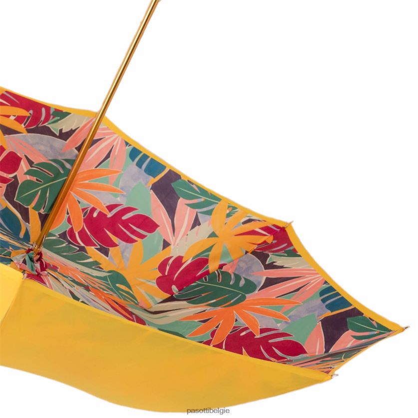 paraplu | 189 vf305-1 l - gele tropische paraplu PASOTTI VFHH4H396
