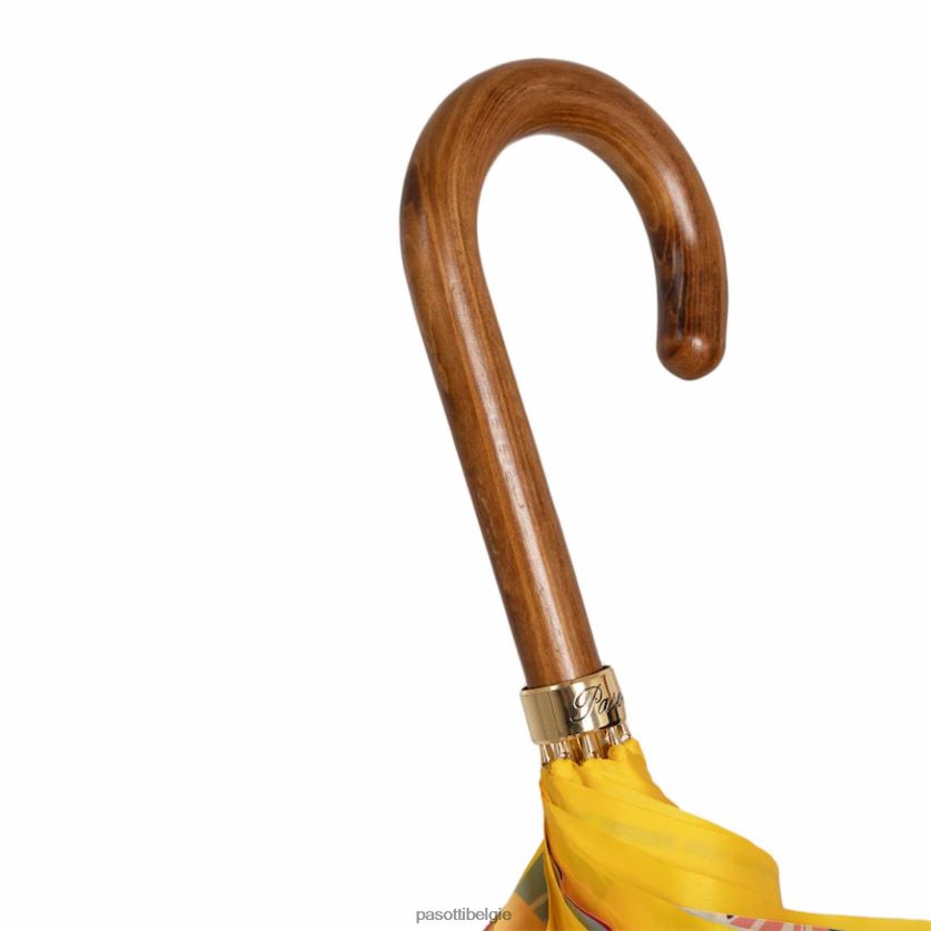 paraplu | 189 vf305-1 l - gele tropische paraplu PASOTTI VFHH4H396