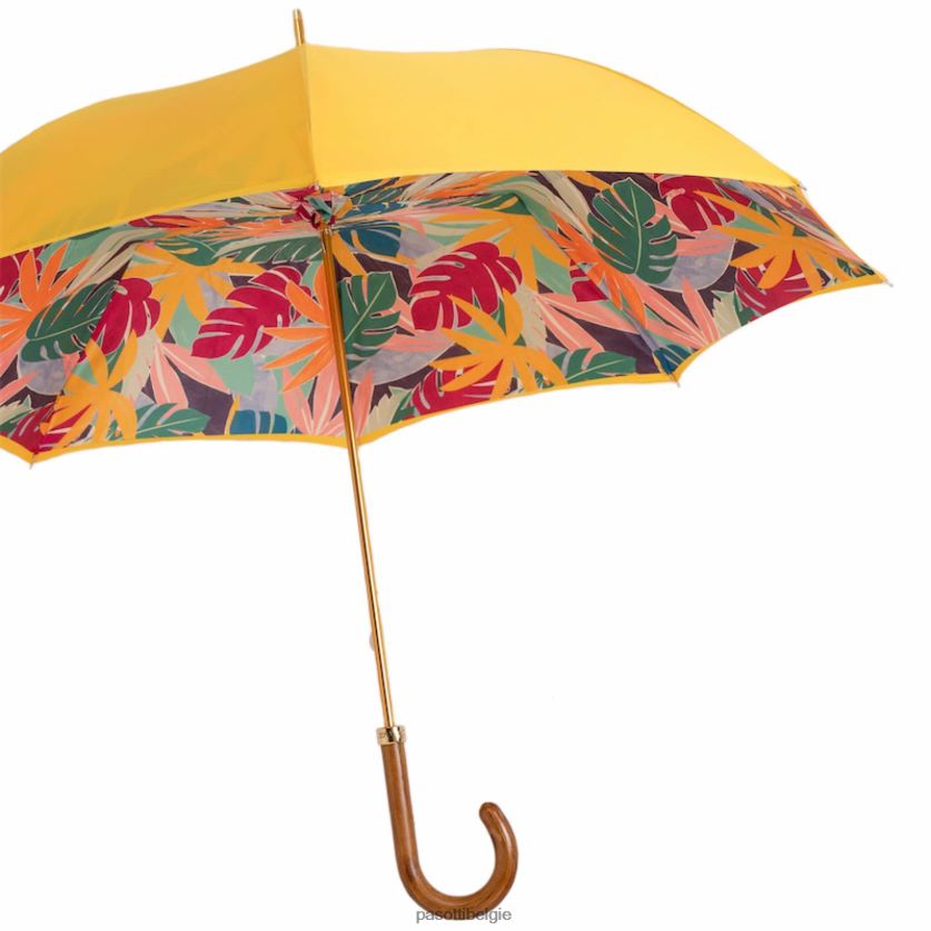 paraplu | 189 vf305-1 l - gele tropische paraplu PASOTTI VFHH4H396