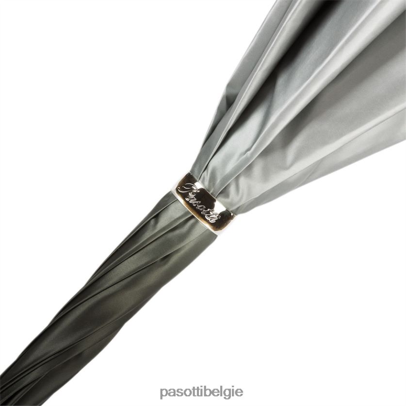 paraplu | 189n 21273-11 s11 - zilveren dahliaparaplu, dubbeldoek PASOTTI VFHH4H357