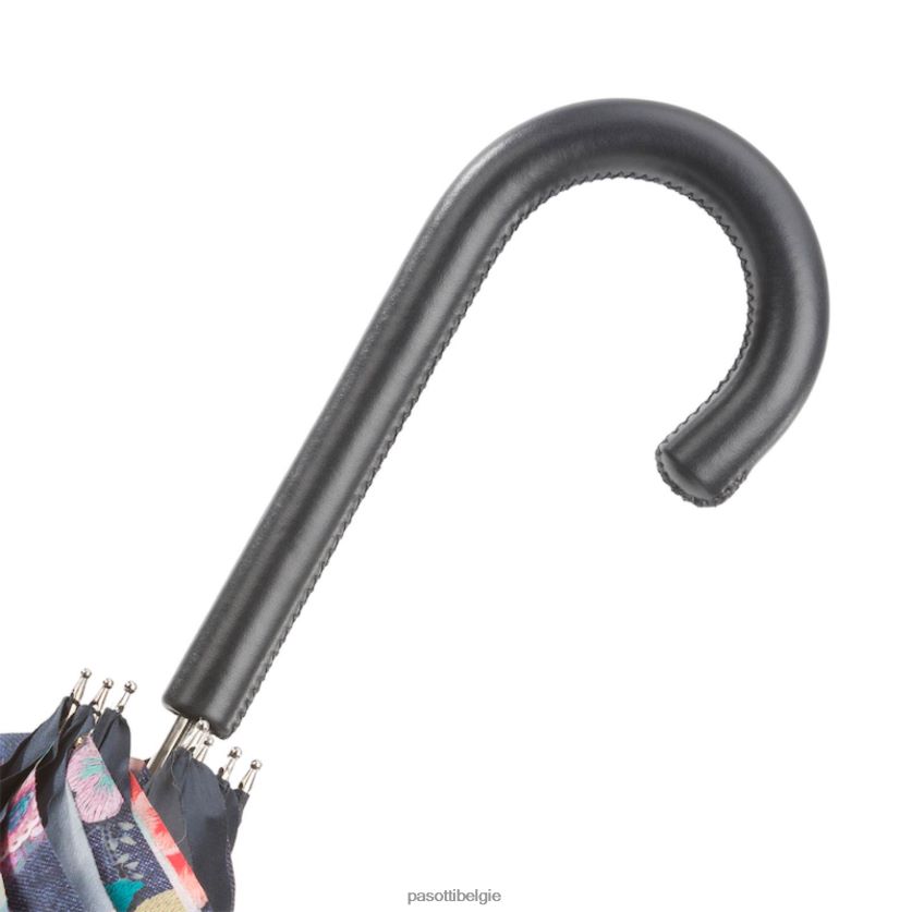 paraplu | 189n 5v991-1 p - Paraplu met jeans en bloemenprint PASOTTI VFHH4H397