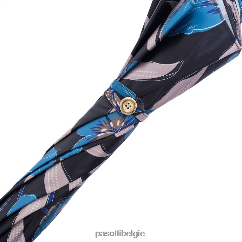 paraplu | 20 5z779-2p - blauwe bloemen PASOTTI VFHH4H370