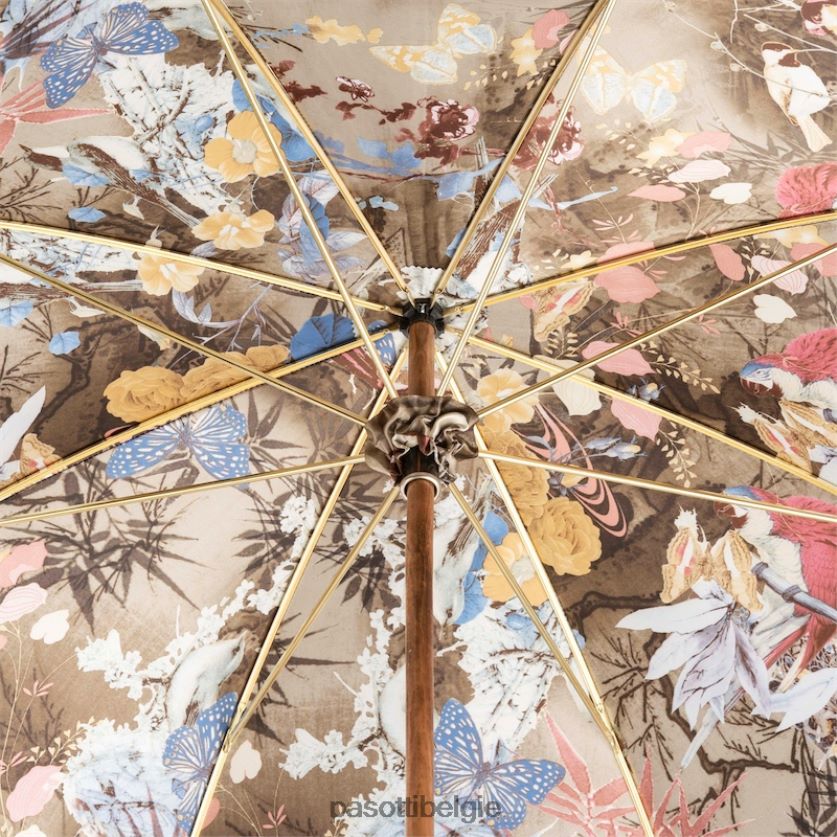 paraplu | 397 58637-17 g - natuurparaplu met gaspeldoornhout PASOTTI VFHH4H388