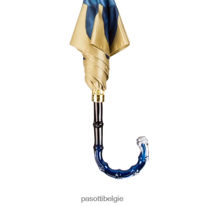 paraplu | 460 21065-13 n5 - blauwe dahliaparaplu PASOTTI VFHH4H362