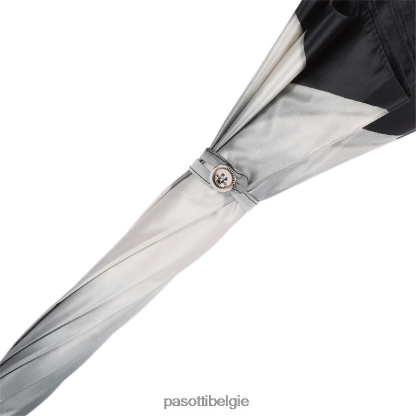 paraplu | 460n 21273-11 g15 - zilveren zonnebloemparaplu PASOTTI VFHH4H391