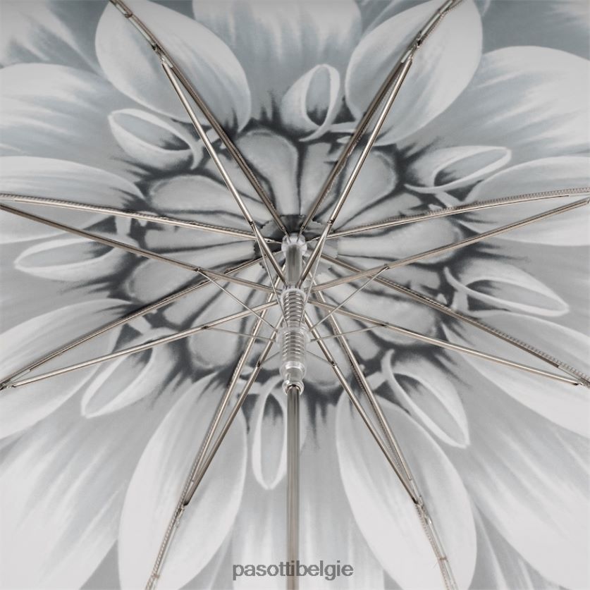 paraplu | 460n 21273-11 g15 - zilveren zonnebloemparaplu PASOTTI VFHH4H391