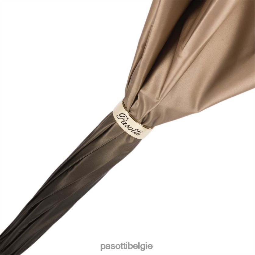 paraplu | 189 21285-1 p - Ivoorkleurige paraplu met gestreepte binnenkant, dubbeldoek PASOTTI VFHH4H459