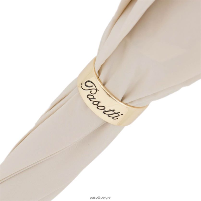 paraplu | 189 21352-5 a - ivoorkleurige paraplu met zwarte strepen PASOTTI VFHH4H436