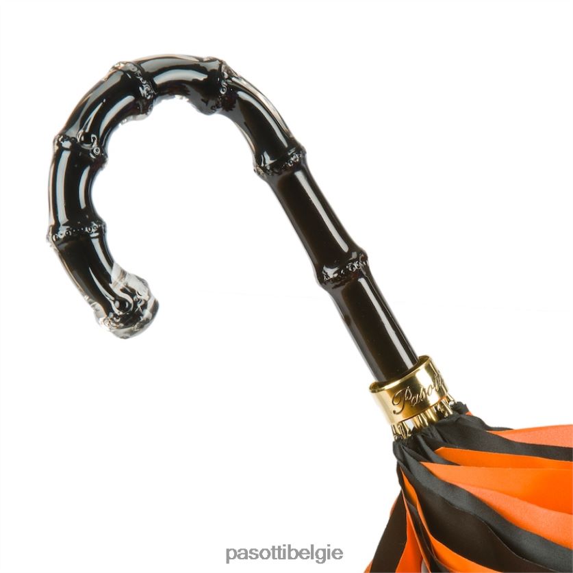 paraplu | 189 30093-4 n5 - paraplu met oranje penseelstreken, dubbeldoek PASOTTI VFHH4H479