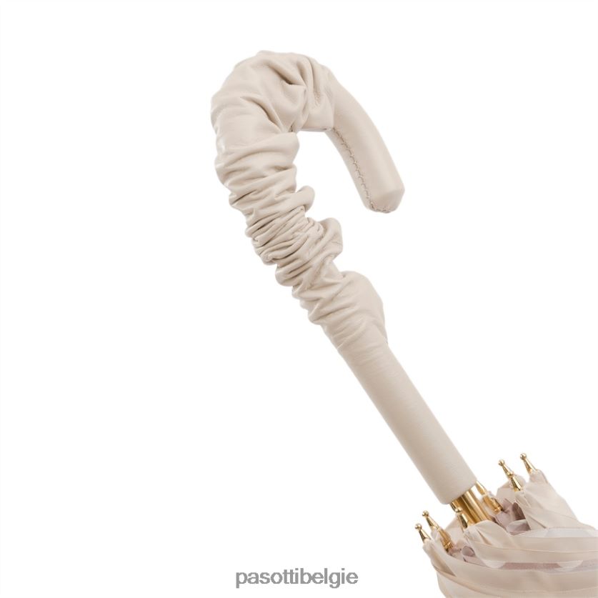 paraplu | 189 55874-153 a35 - ivoorkleurige paraplu met stippen, dubbele stof PASOTTI VFHH4H465