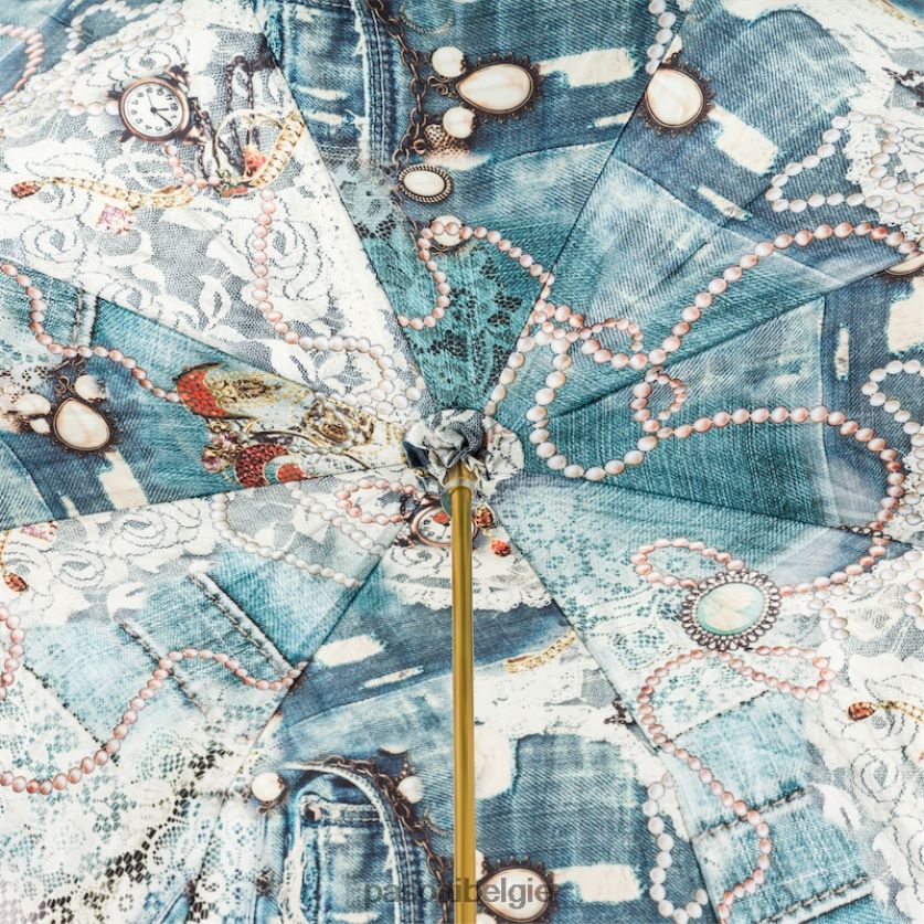 paraplu | 189 5d566-1 u5 - vintage parelparaplu, dubbeldoek PASOTTI VFHH4H482