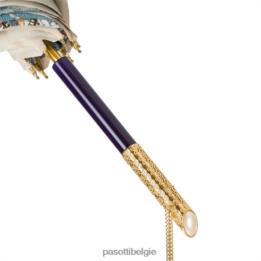 paraplu | 189 5d566-1 u5 - vintage parelparaplu, dubbeldoek PASOTTI VFHH4H482