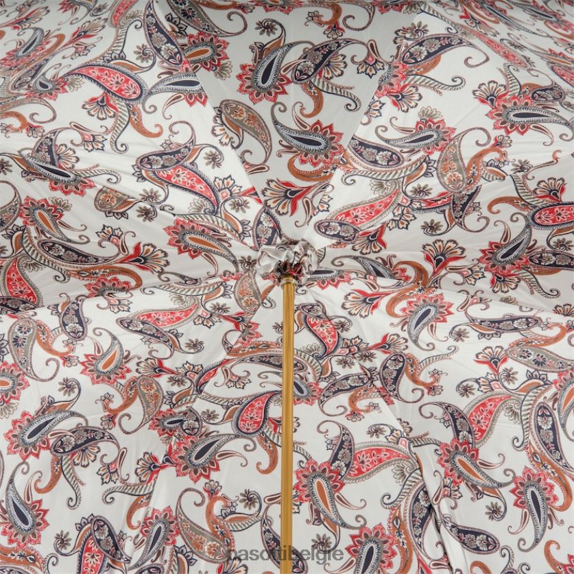paraplu | 189 5f805-6 p - paisley paraplu met leren handvat PASOTTI VFHH4H454