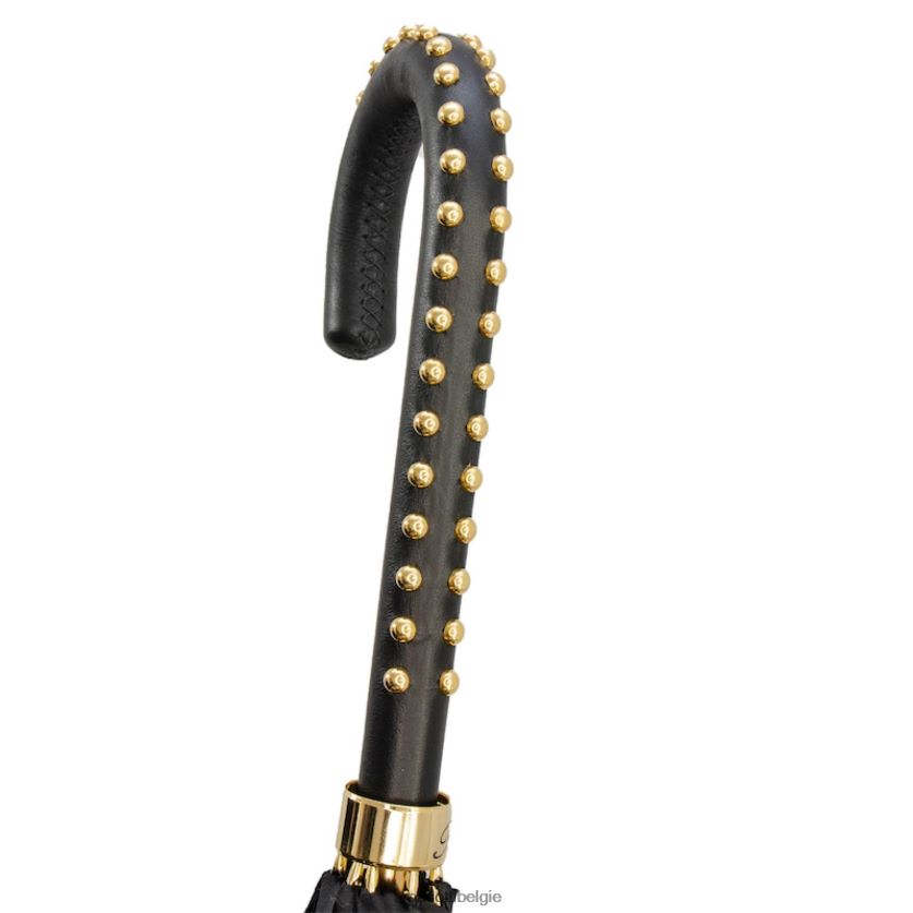 paraplu | 189 5g313-39 h19 - zwarte paraplu met hoofdstelprint, dubbeldoek PASOTTI VFHH4H449