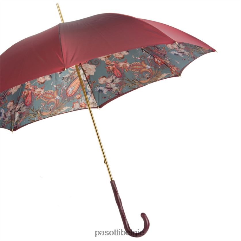 paraplu | 189 5v777-1 z16 - klassieke bordeauxrode paraplu PASOTTI VFHH4H448