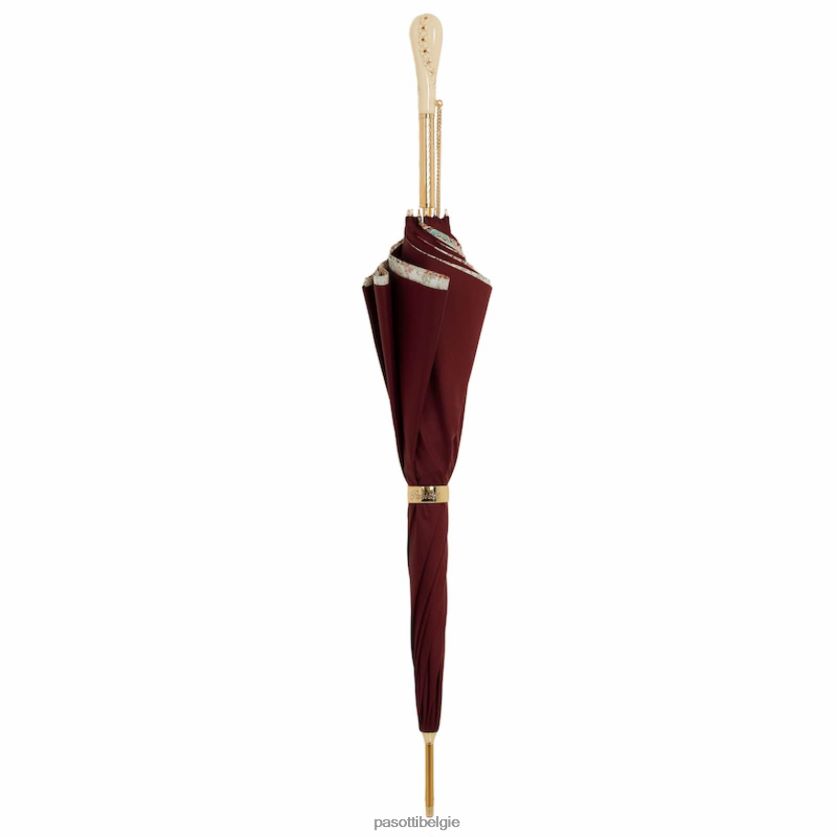 paraplu | 189 vf662-8 z5 - bordeauxrode paisley paraplu PASOTTI VFHH4H434