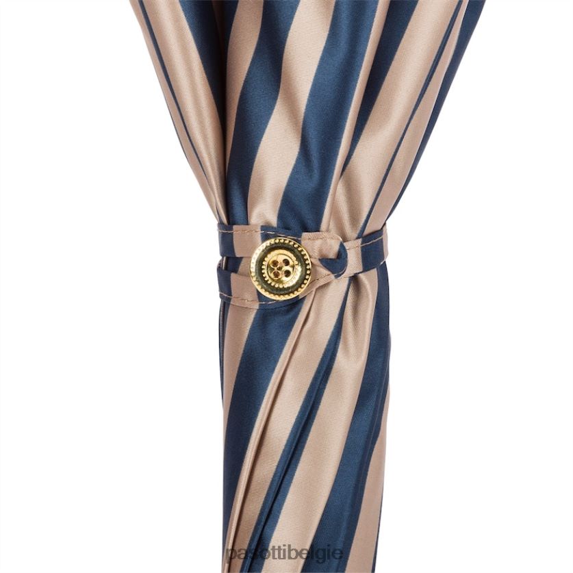 paraplu | 460 21352-3 m - gestreepte paraplu met handvat in malakka PASOTTI VFHH4H457