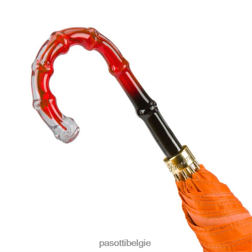 paraplu | 460 30093-4 n5 - oranje penseelstreken PASOTTI VFHH4H464