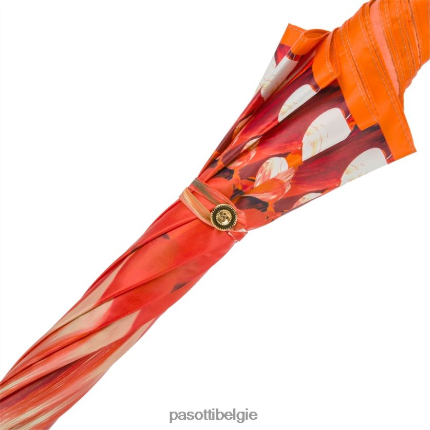 paraplu | 460 30093-4 n5 - oranje penseelstreken PASOTTI VFHH4H464