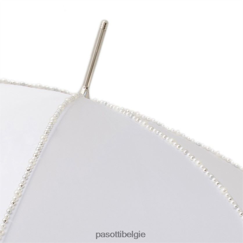 paraplu | 179n plat-1 p5 - trouwparaplu met witte parels PASOTTI VFHH4H557