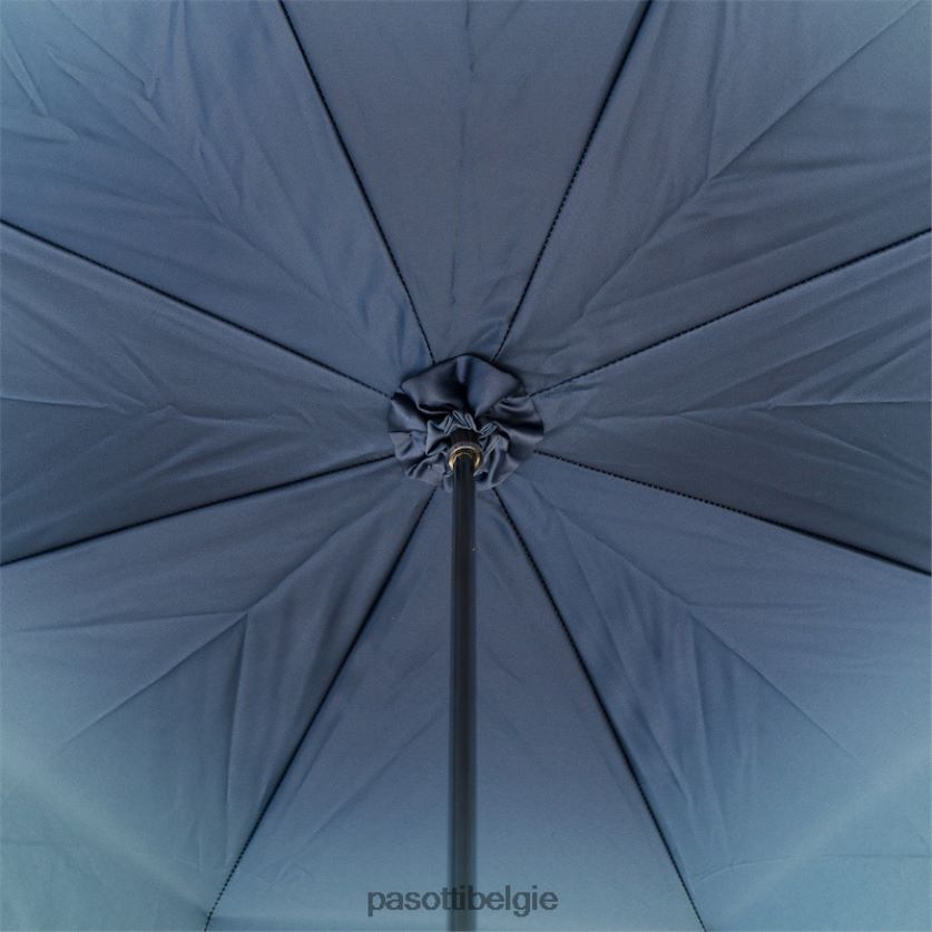 paraplu | 185n 21284-17 w68pb - blauwe swarovski paraplu, dubbeldoek PASOTTI VFHH4H527