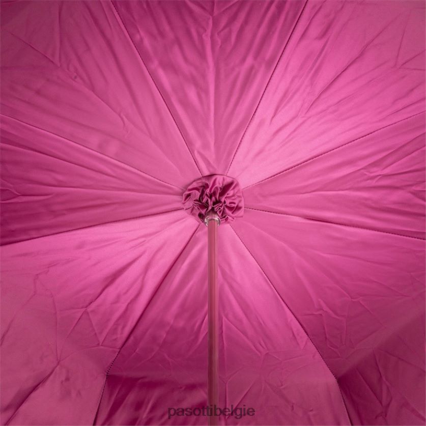 paraplu | 185n 21284-18 a - roze swarovski paraplu, dubbeldoek PASOTTI VFHH4H540