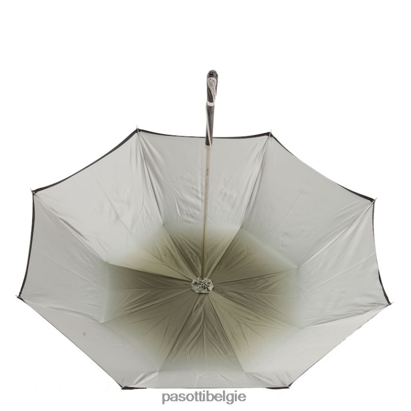 paraplu | 185n plat-34 s8 - zwarte swarovski paraplu, dubbel doek PASOTTI VFHH4H518