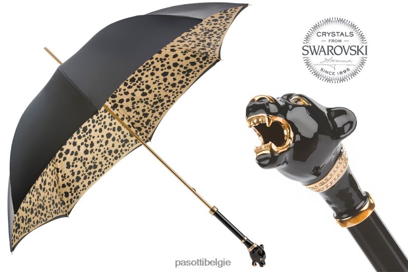 paraplu | 189 1411-29 k1 - zwarte panterparaplu PASOTTI VFHH4H529