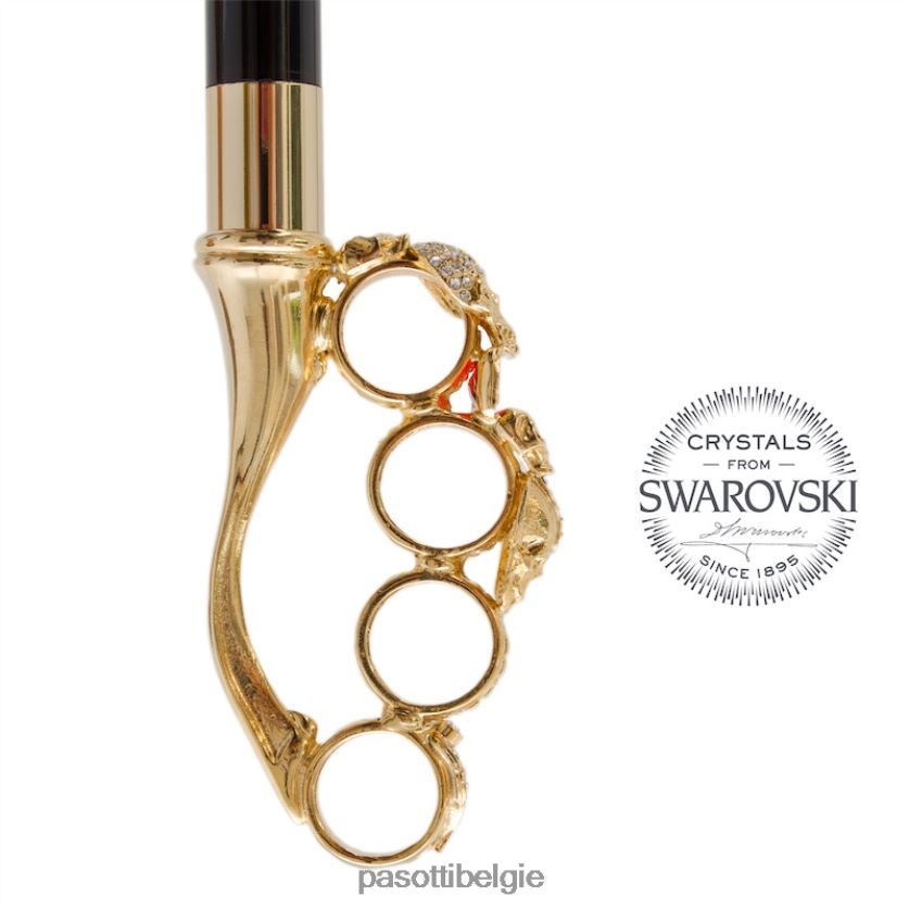 paraplu | 189 5a488-91 w84 - boksbeugelparaplu met rode dierenprint PASOTTI VFHH4H504