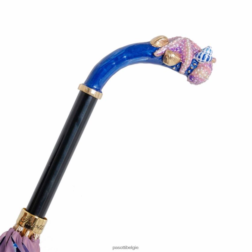 paraplu | 189 9l476-2 k92 - blauwe zeesterparaplu PASOTTI VFHH4H494