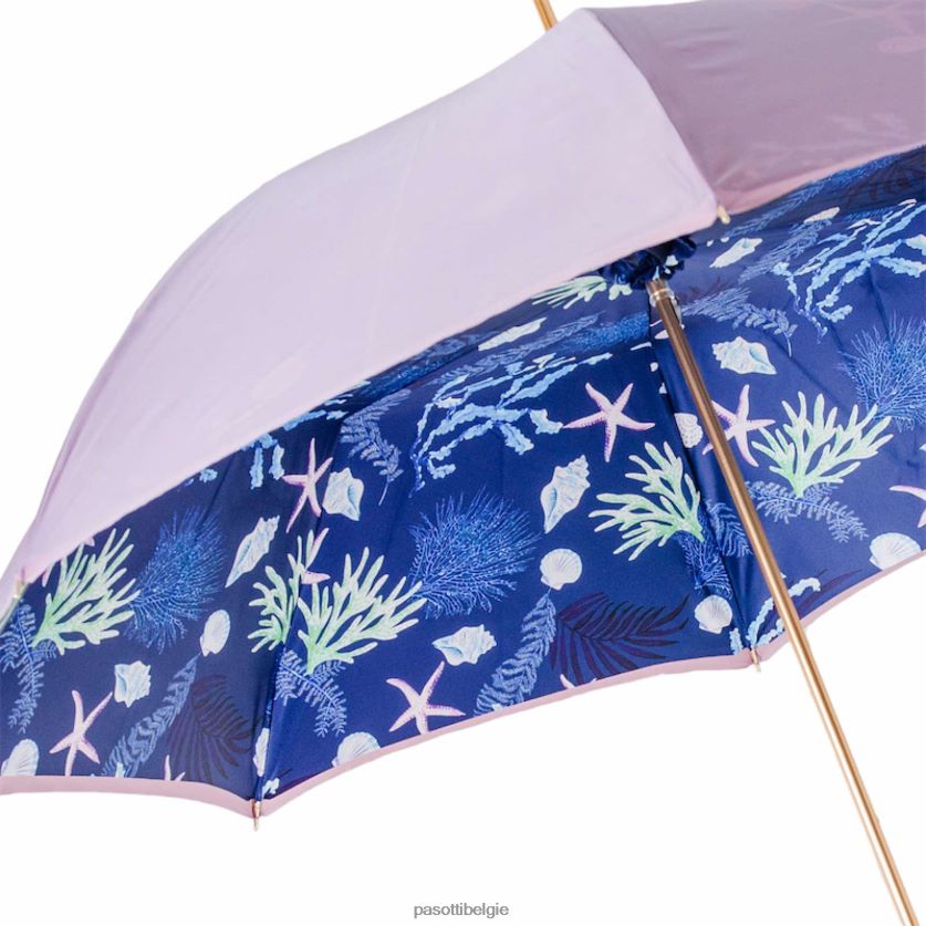 paraplu | 189 9l476-2 k92 - blauwe zeesterparaplu PASOTTI VFHH4H494