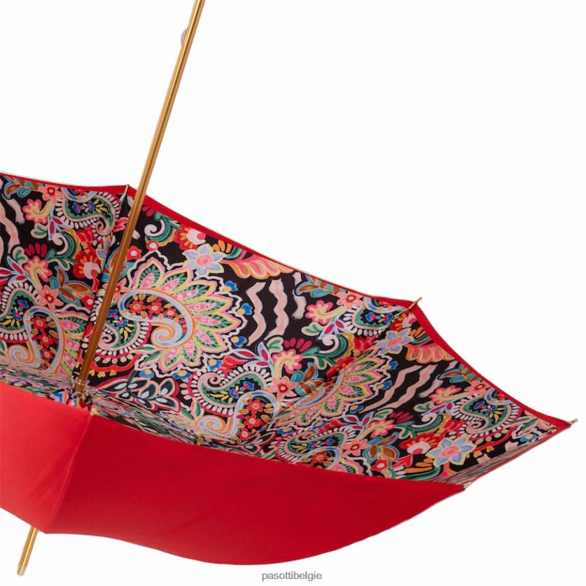 paraplu | 189 vd031-1 w33r - rode schedelparaplu PASOTTI VFHH4H498