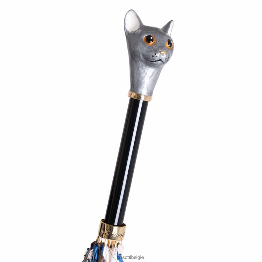 paraplu | 20 v0060-5 k49 - grijze kattenparaplu PASOTTI VFHH4H490