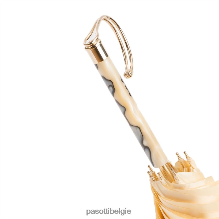 paraplu | 222 plat-300 t8 - ivoorkleurige schetsparaplu, dubbeldoek PASOTTI VFHH4H534